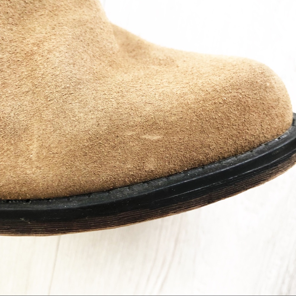 Crown Vintage Joie Suede Strap Ankle Bootie SZ 7 - Picture 7 of 8